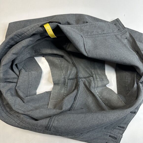 Lole Skort Womens Sz 4 Gray Polyester Casual Button Side Skirt/Shorts - Picture 8 of 11